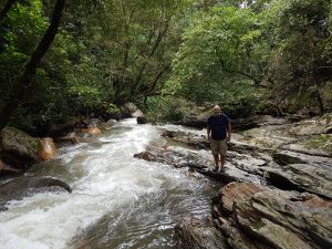 Visiting rivers and waterfalls in Minca