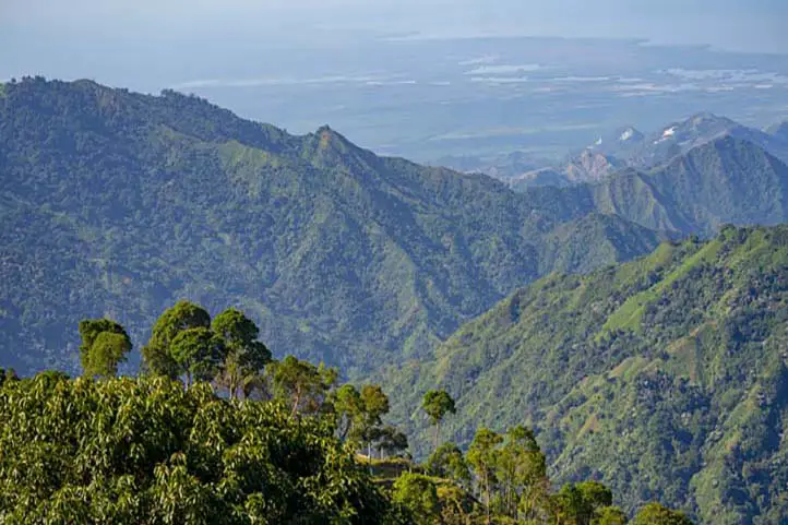 Views of the Sierra Nevada de Santa Marta from Minca