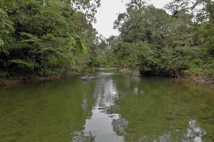 Tubing along the River of San Cipriano