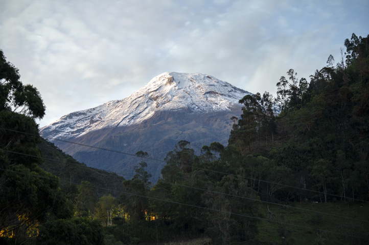 Snow-capped mountain of Tolima